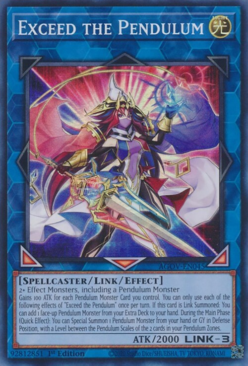 Exceed the Pendulum Card Front