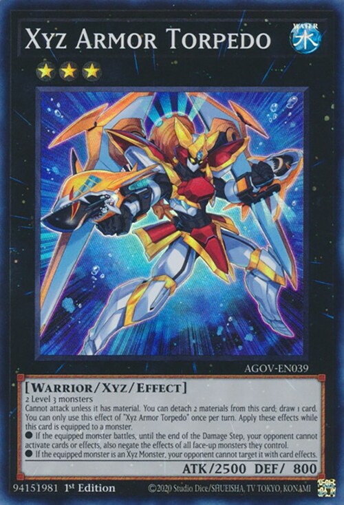 Xyz Armor Torpedo Card Front