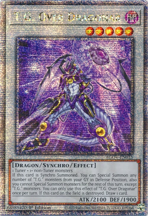 T.G. Over Dragonar Card Front