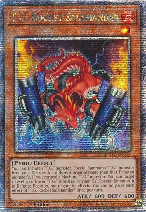 T.G. Rocket Salamander Card Front