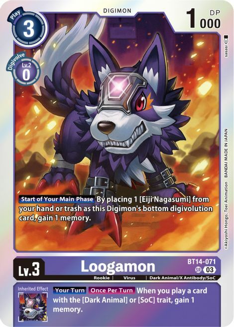 Loogamon Card Front