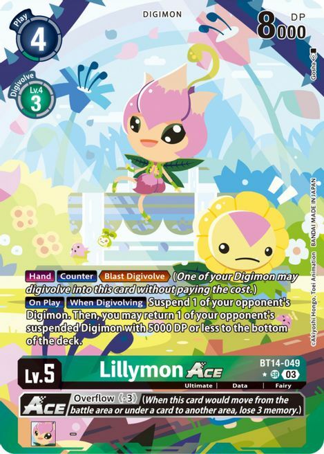 Lillymon Ace Card Front