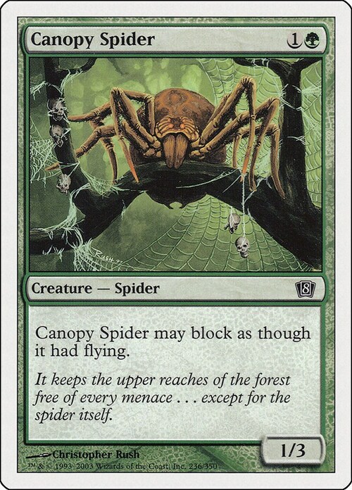 Canopy Spider Card Front