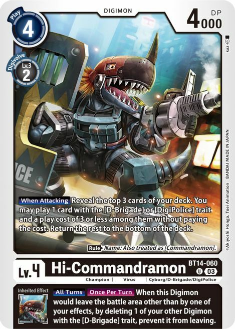 Hi-Commandramon Card Front