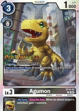 Agumon Card Front