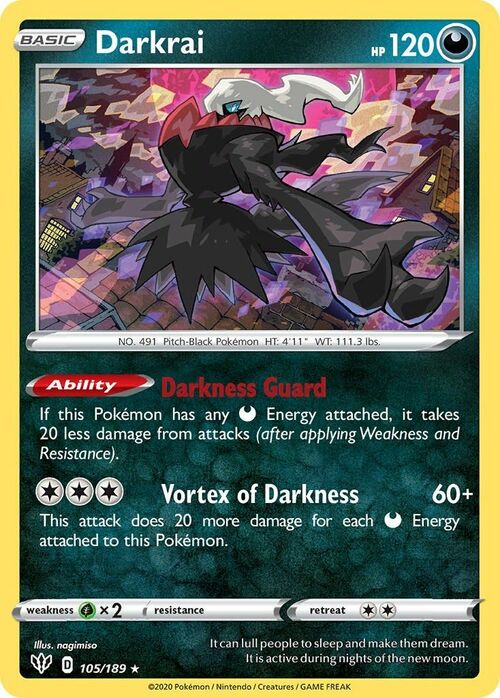 Darkrai Card Front