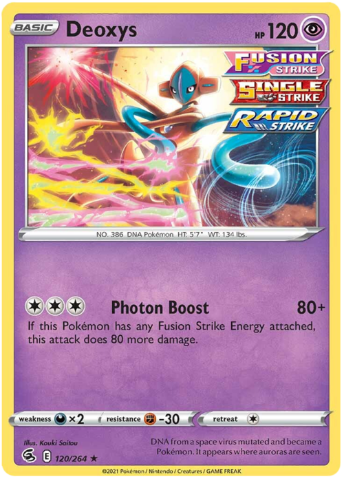 Deoxys Card Front