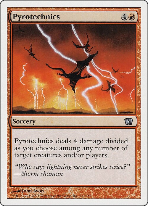 Pyrotechnics Card Front