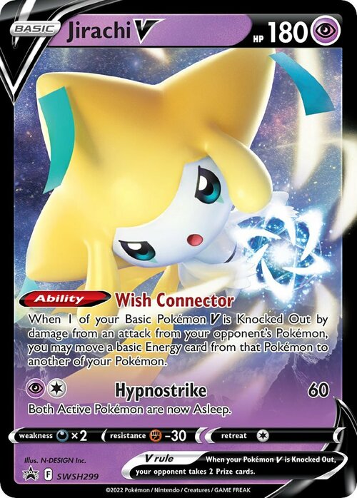 Jirachi V Card Front