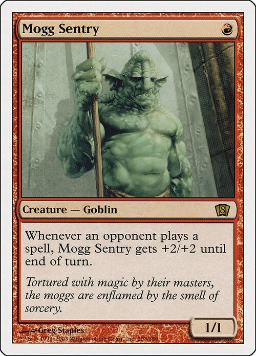 Mogg Sentry Card Front