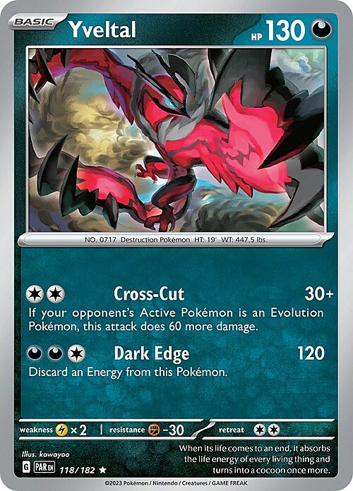 Yveltal Card Front