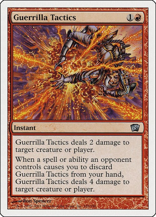 Guerrilla Tactics Card Front