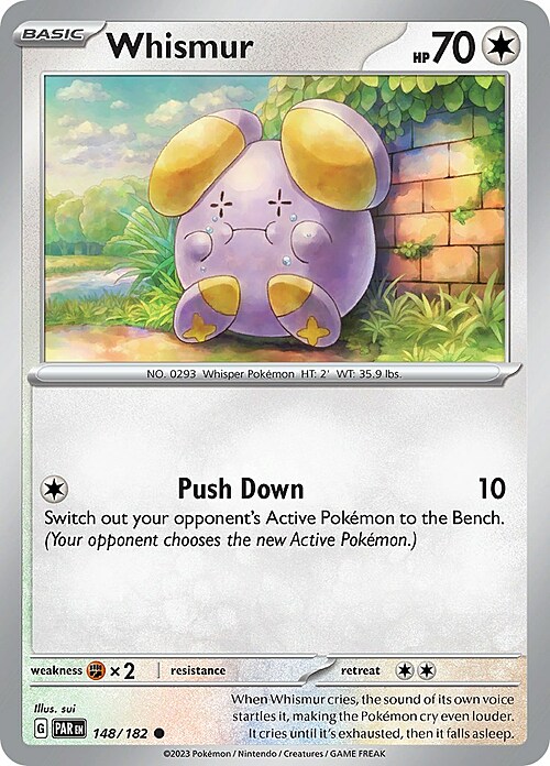 Whismur Card Front