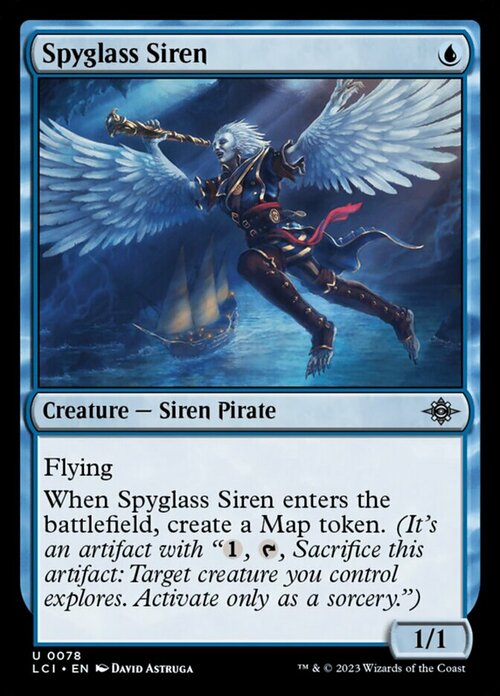 Spyglass Siren Card Front