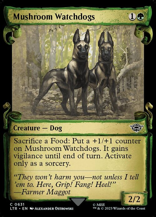 Mushroom Watchdogs Card Front