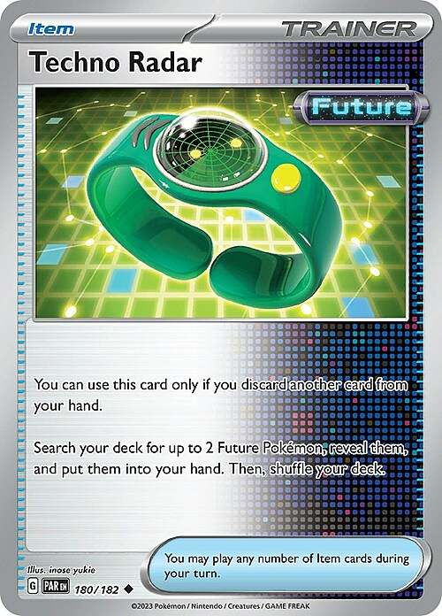 Techno Radar Card Front