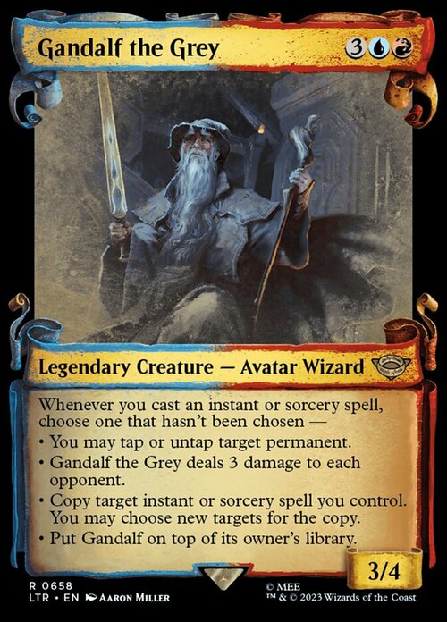 Gandalf the Grey Card Front