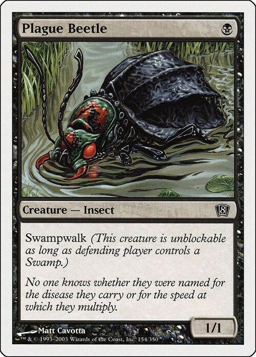 Plague Beetle Card Front