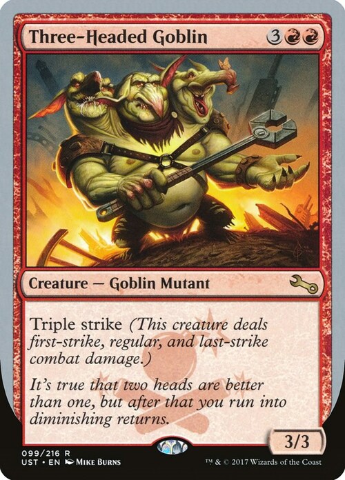 Three-Headed Goblin Card Front