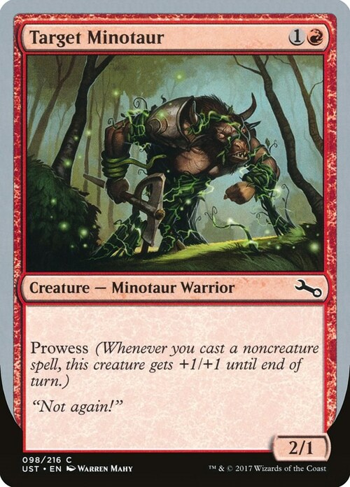 Target Minotaur Card Front