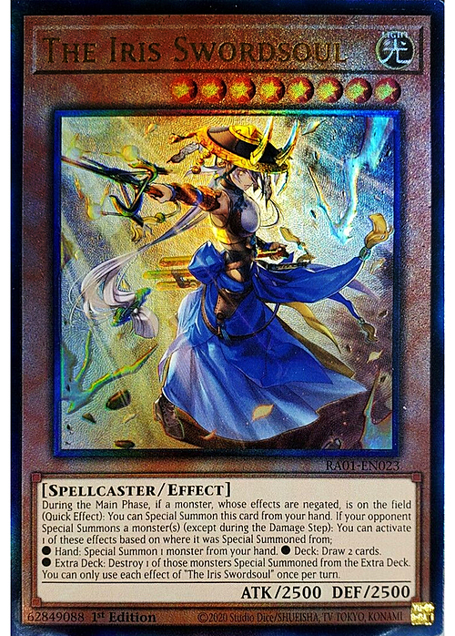 The Iris Swordsoul Card Front