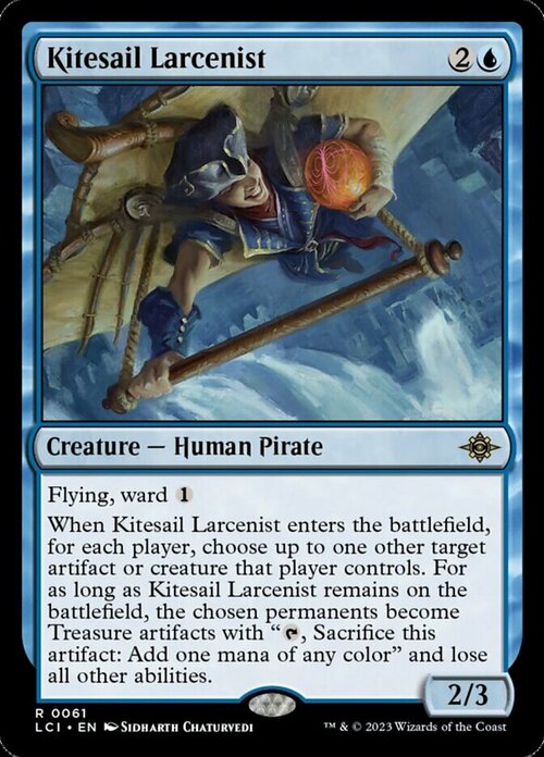 Kitesail Larcenist Card Front