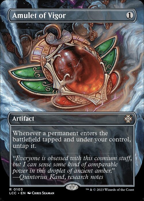 Amulet of Vigor Card Front