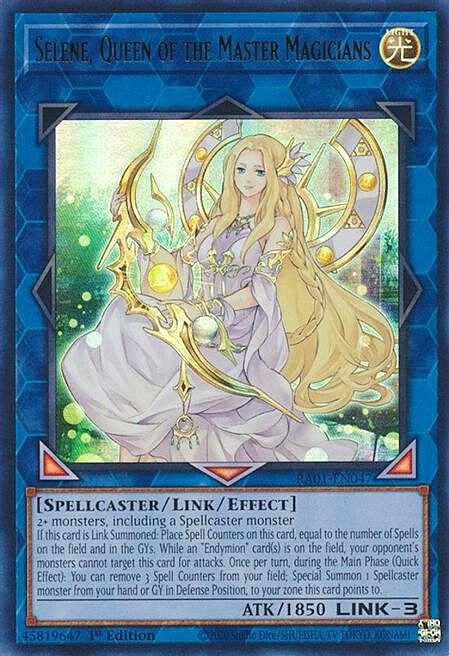 Selene, Queen of the Master Magicians Card Front