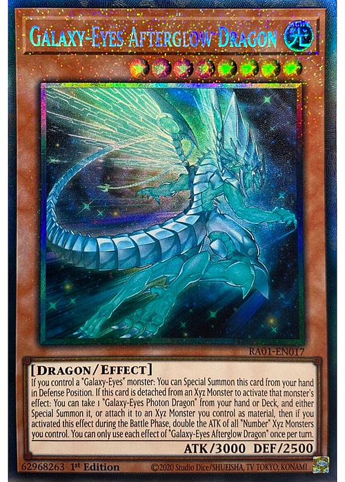 Galaxy-Eyes Afterglow Dragon Card Front