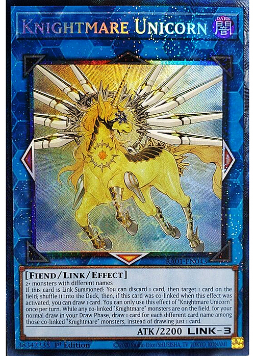 Knightmare Unicorn Card Front