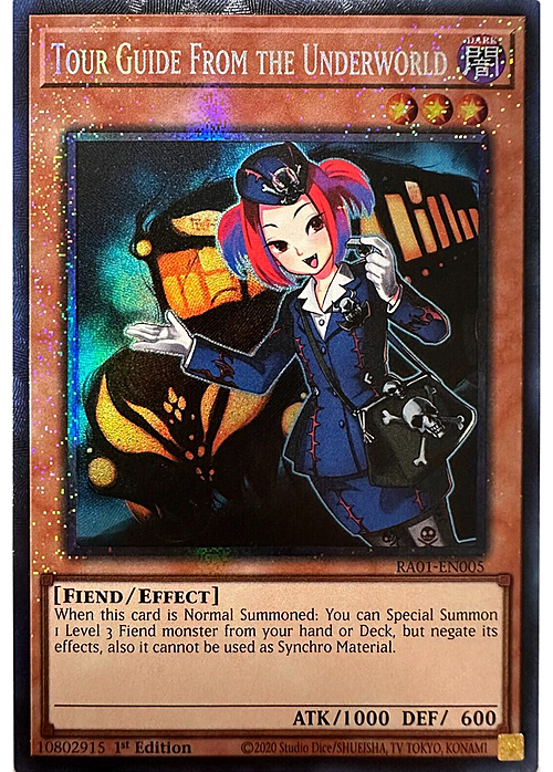 Tour Guide From the Underworld Card Front