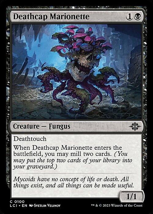 Deathcap Marionette Card Front