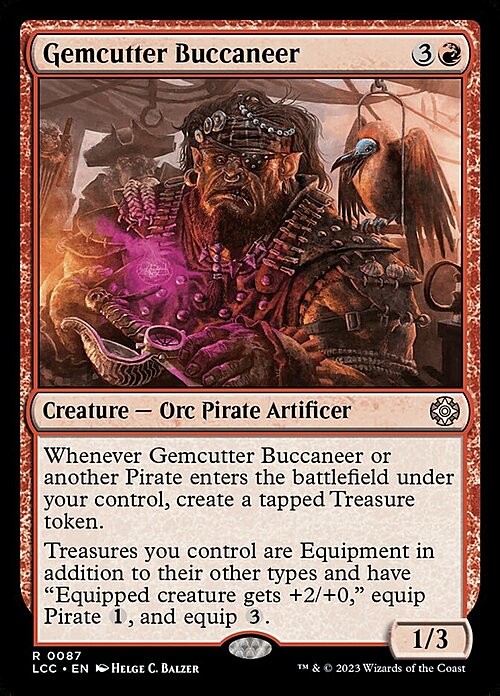 Gemcutter Buccaneer Card Front