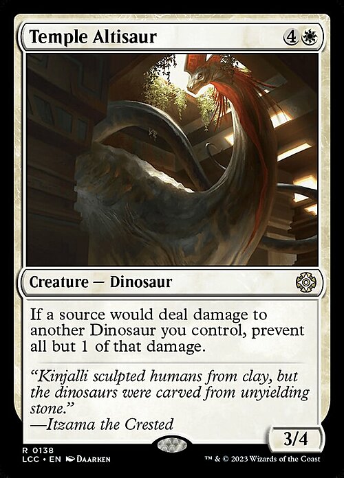 Temple Altisaur Card Front