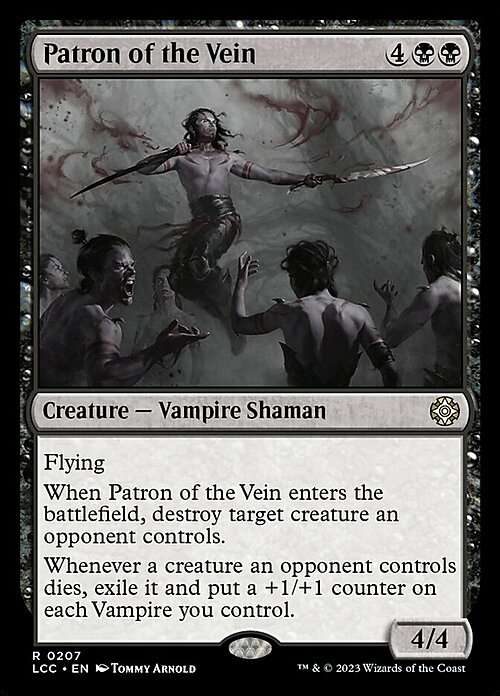 Patron of the Vein Card Front