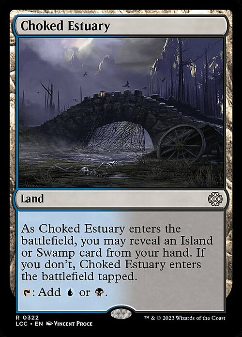 Choked Estuary Card Front