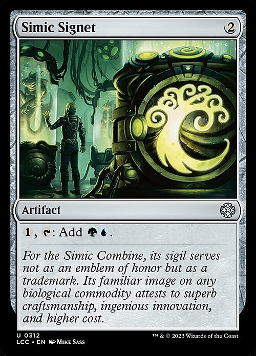 Simic Signet Card Front