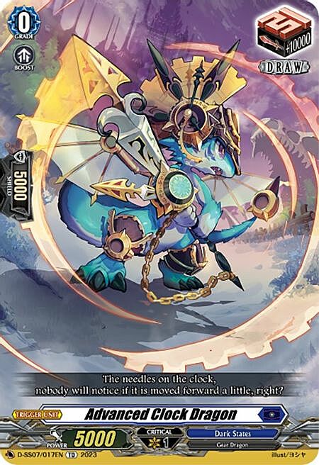 Advanced Clock Dragon Card Front