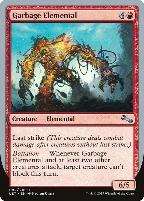 Garbage Elemental Card Front