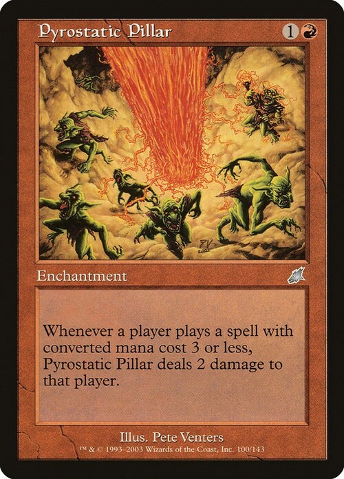 Pyrostatic Pillar Card Front