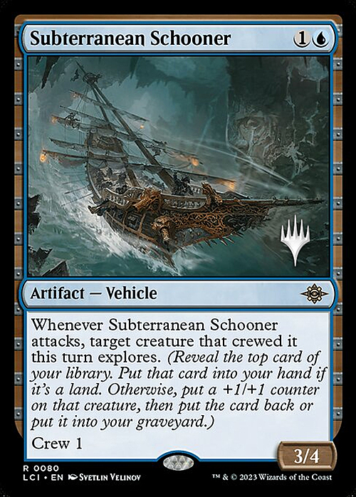 Subterranean Schooner Card Front