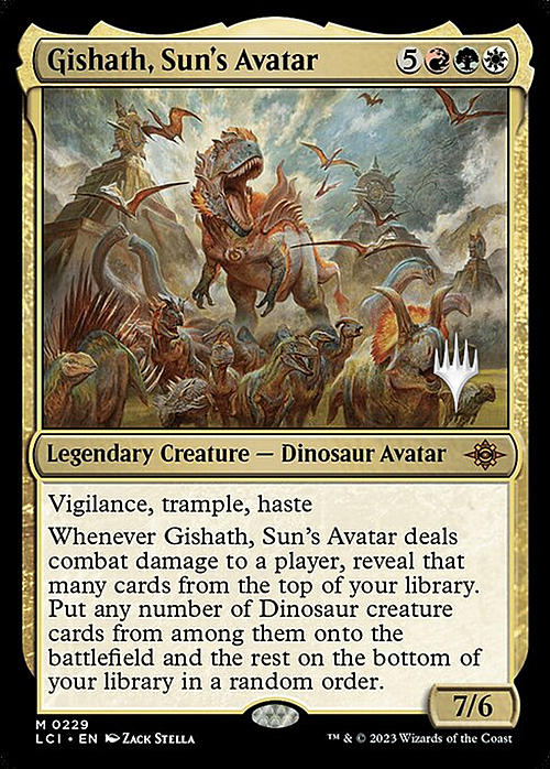 Gishath, Sun's Avatar Card Front