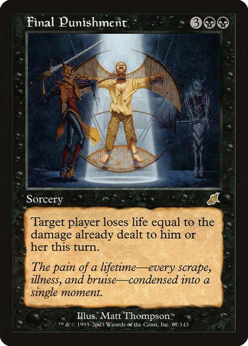 Final Punishment Card Front