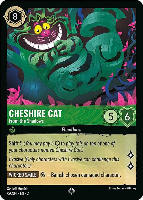 Cheshire Cat - From the Shadows Card Front