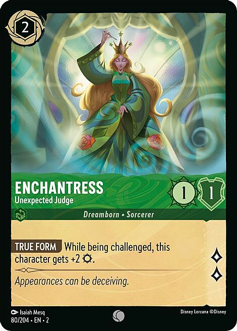 Enchantress - Unexpected Judge Card Front