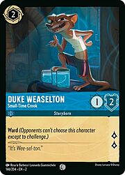 Duke Weaselton - Small-Time Crook