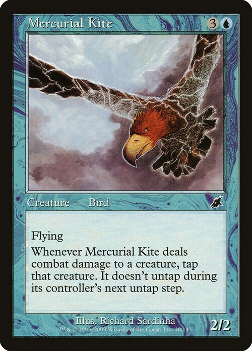 Mercurial Kite Card Front