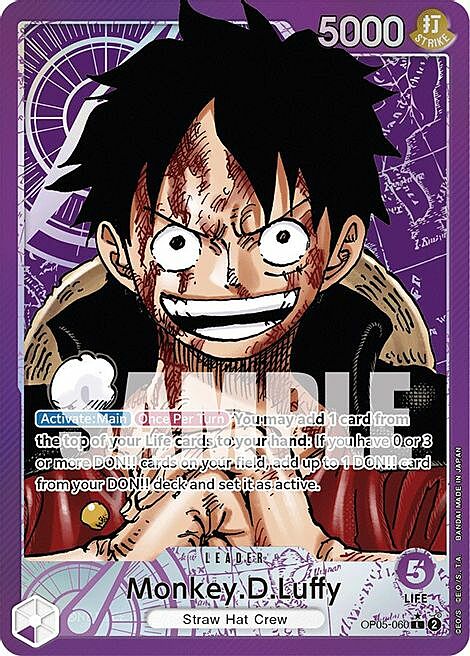 Monkey.D.Luffy Card Front