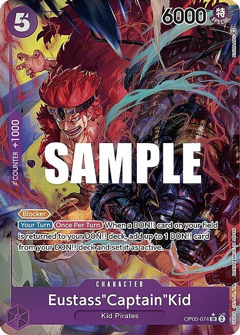 Eustass"Captain"Kid Card Front