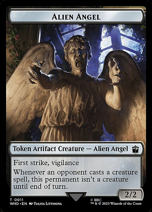 Alien Angel // Food Card Front